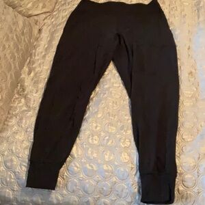 Lululemon black leggings, size 8